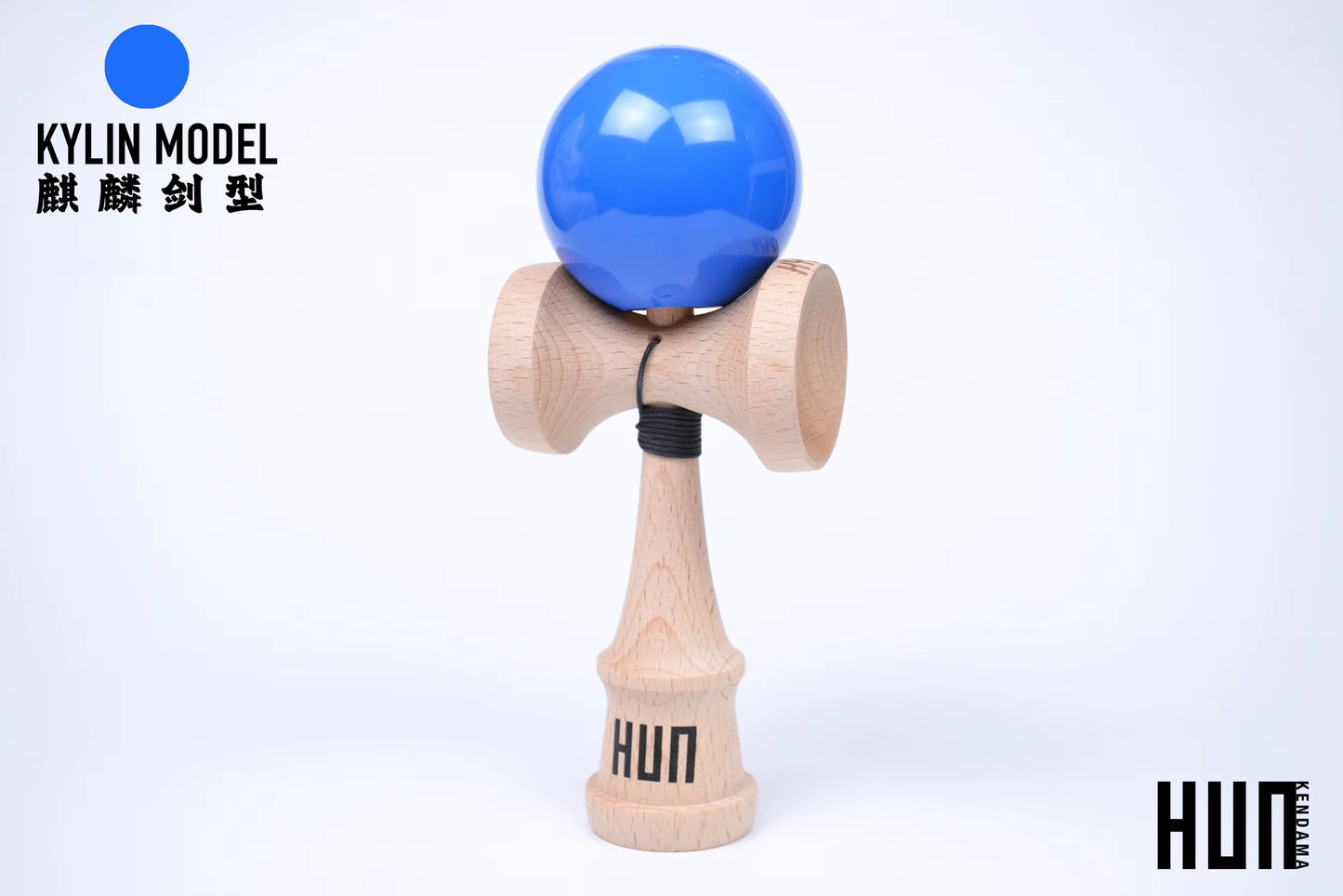 Kendama Originală Hunkendama – Pentru Începători și Profesioniști, Model Kylin, Material Fagus Sylvatica