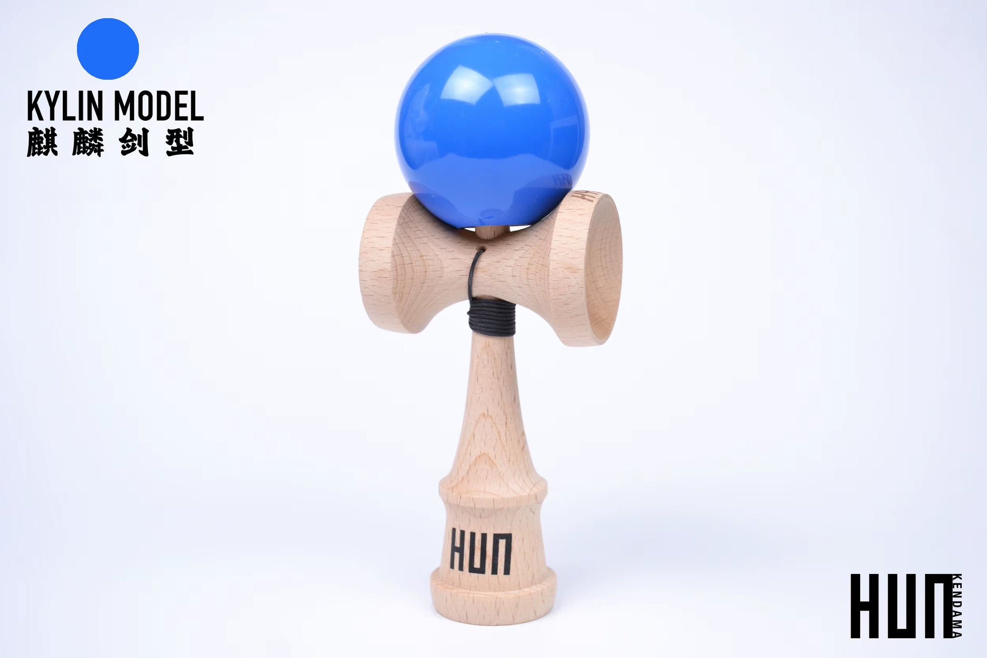 Kendama Originală Hunkendama – Pentru Începători și Profesioniști, Model Kylin, Material Fagus Sylvatica