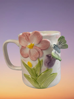 Set cadou BUTTERFLY GARDEN – Cana decorativa si agenda cu design floral