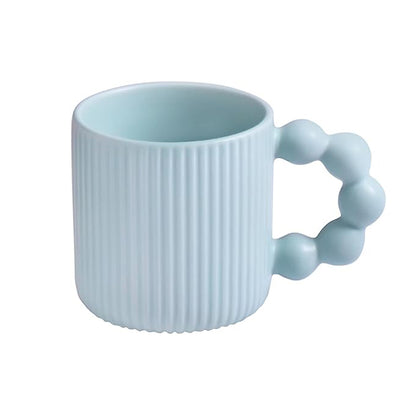 Set cani Pastel Harmony cu lingurite - cadou modern pentru cupluri