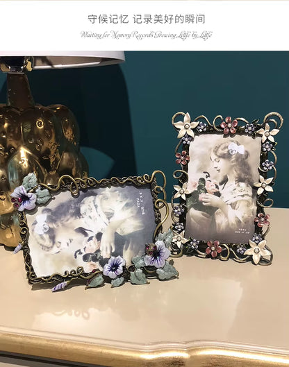 Ramă foto metalică retro 