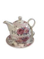 Set ceainic cu ceasca si farfurioara – Floral Vintage Tea Time
