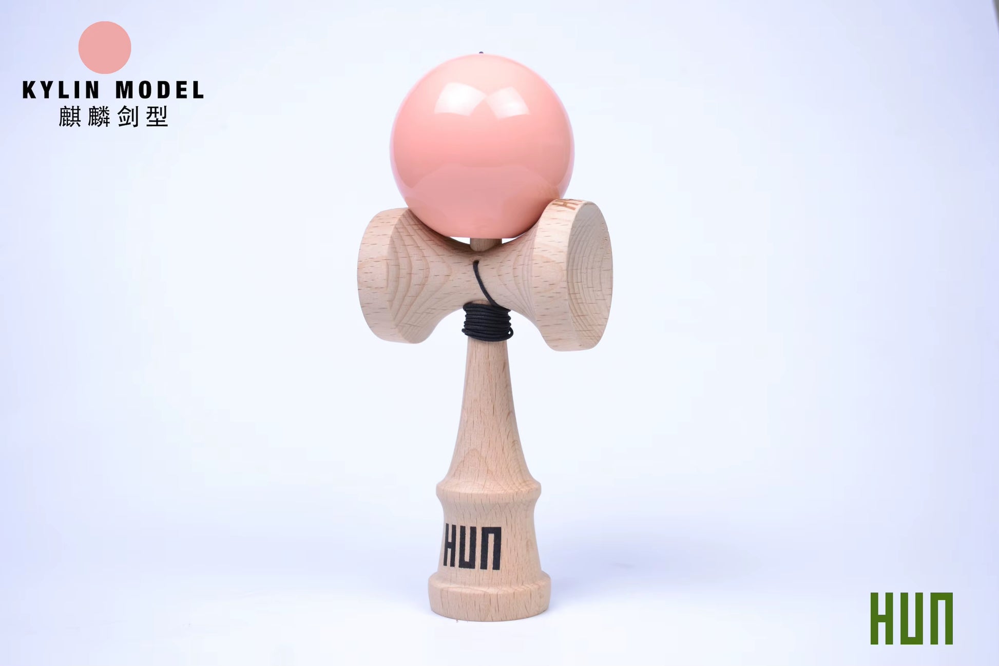 Kendama Originală Hunkendama – Pentru Începători și Profesioniști, Model Kylin, Material Fagus Sylvatica