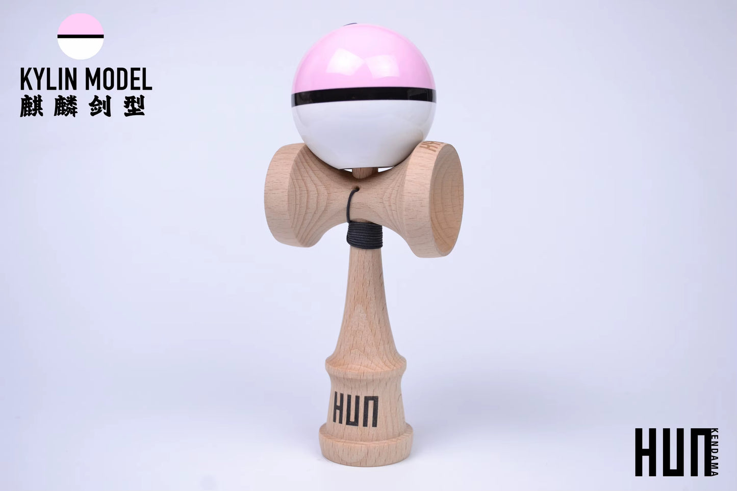 Kendama Originală Hunkendama – Pentru Începători și Profesioniști, Model Kylin, Material Fagus Sylvatica