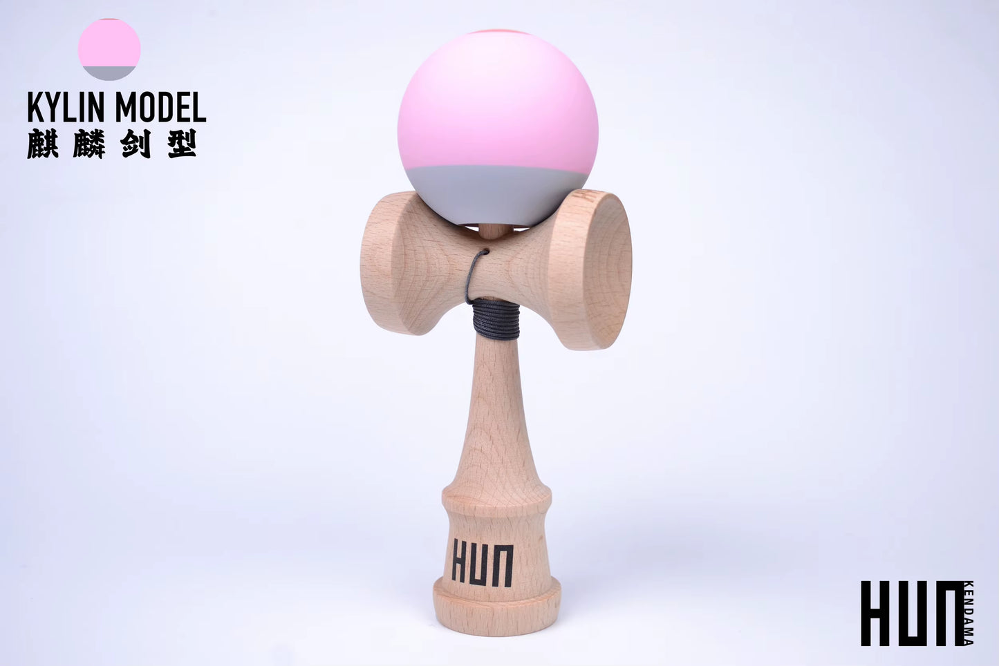 Kendama Originală Hunkendama – Pentru Începători și Profesioniști, Model Kylin, Material Fagus Sylvatica