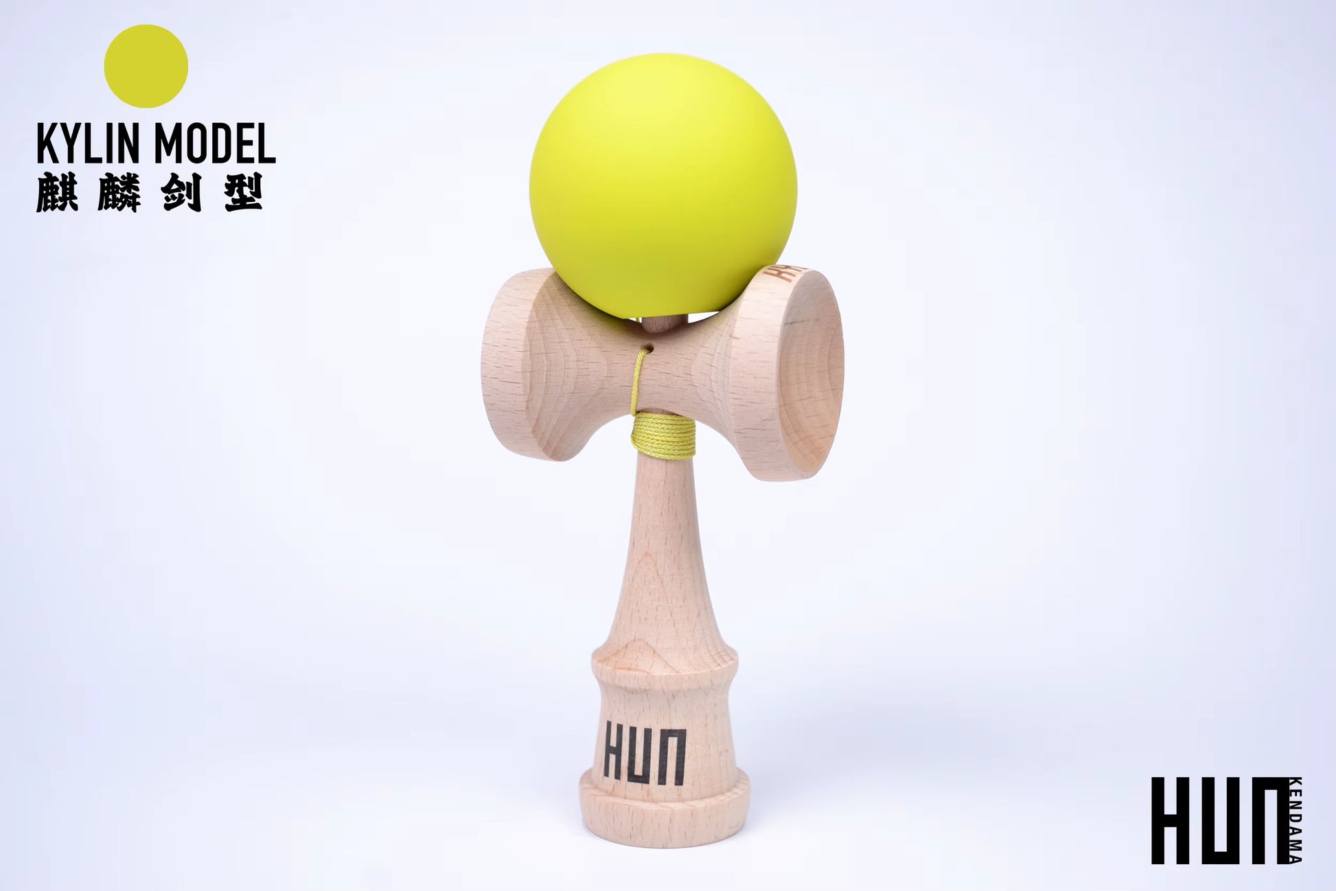 Kendama Originală Hunkendama – Pentru Începători și Profesioniști, Model Kylin, Material Fagus Sylvatica