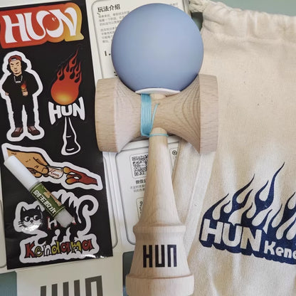 Kendama Originală Hunkendama – Pentru Începători și Profesioniști, Model Kylin, Material Fagus Sylvatica