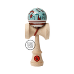 Kendama Europe Record Bloody Ocean MC cu lac Grip Varnish si Match Clear