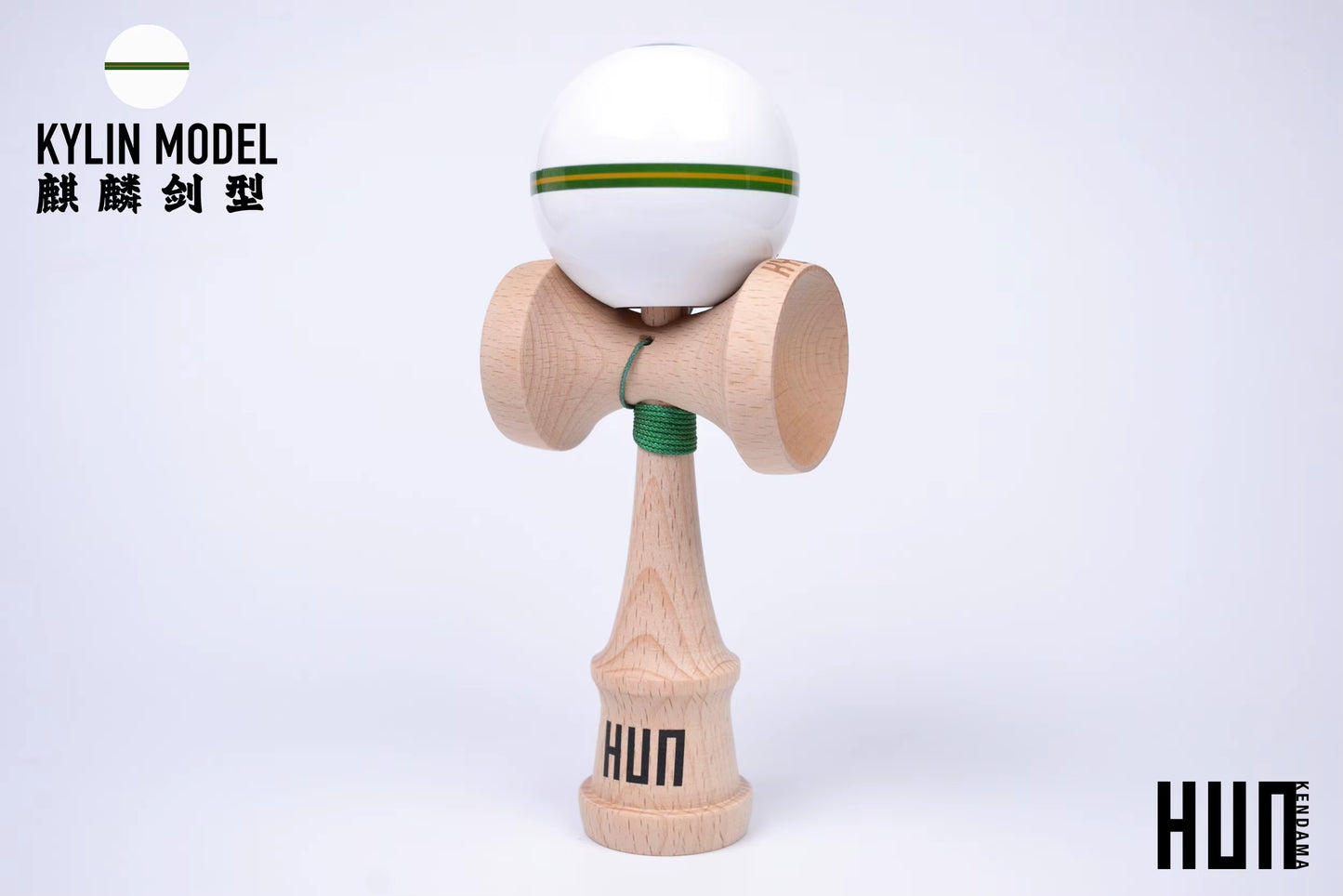 Kendama Originală Hunkendama – Pentru Începători și Profesioniști, Model Kylin, Material Fagus Sylvatica