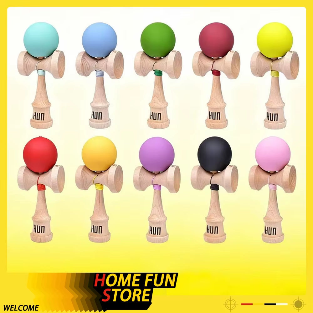 Kendama Originală Hunkendama – Pentru Începători și Profesioniști, Model Kylin, Material Fagus Sylvatica