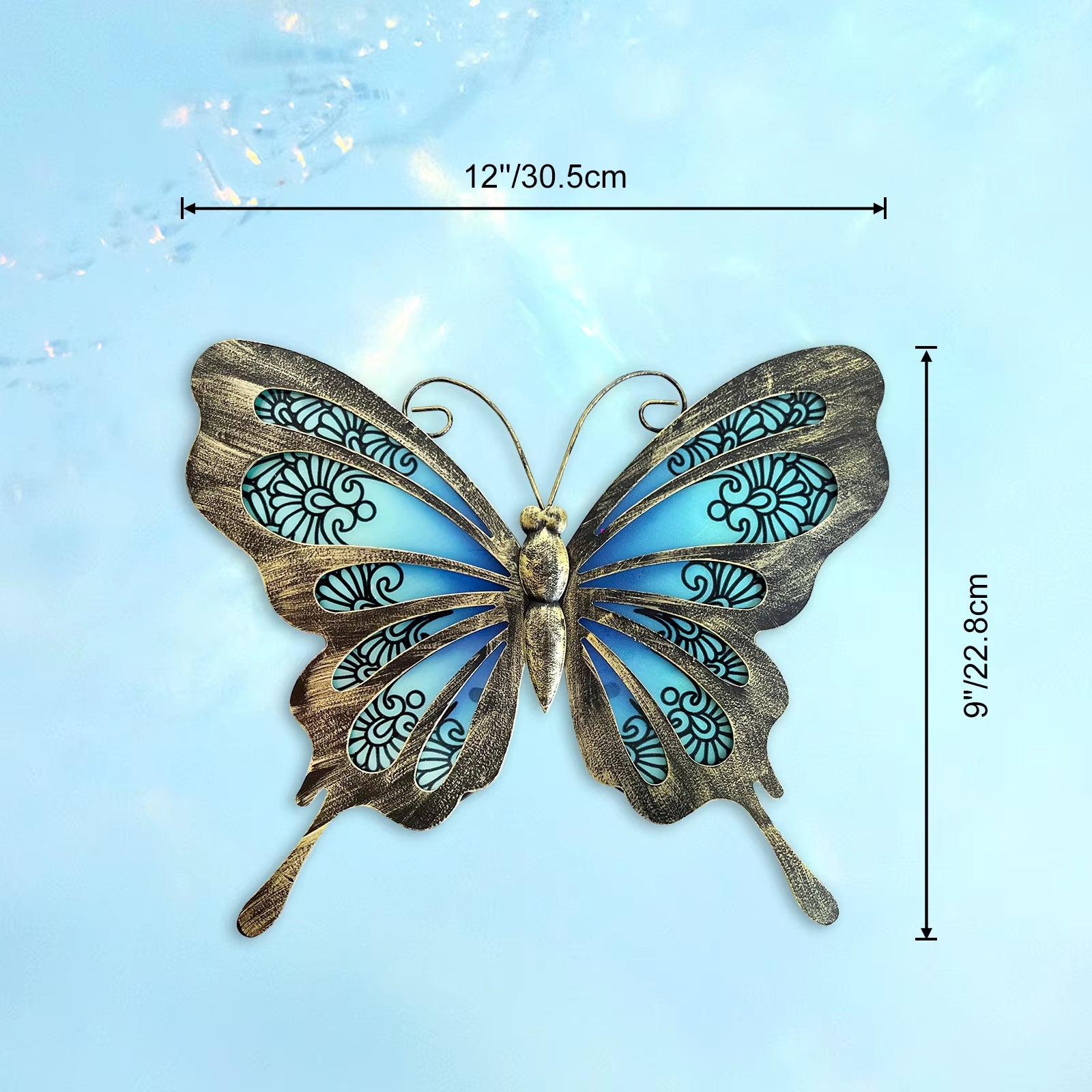 Tablou fluture din metal 