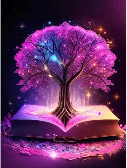 Tablou Decorativ 5D cu Diamante – Arborele Vieții