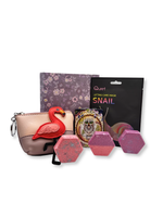 Set cadou Flamingo Glow – rasfat colorat si relaxare