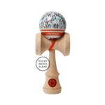 Kendama Europe Record Aloha MC cu lac Grip Varnish si Match Clear