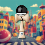Kendama KROM POP LOL BLACK-Design CK Shape & Grip Superior