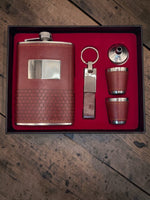 Set Cadou Sticla Inox cu 2 Pahare si Breloc