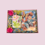 Set cadou BUTTERFLY GARDEN – Cana decorativa si agenda cu design floral