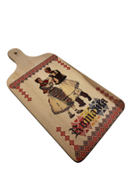 Set cadou rustic Romania- tocator lemn si sort bucatarie