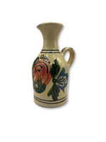 ulcior ceramic traditional pictat cu motive românesti