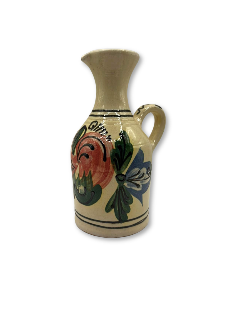 ulcior ceramic traditional pictat cu motive românesti
